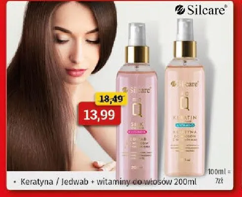 Keratyna / jedwab + witaminy do włosów 260 ml Silcare promocja w Drogeria Kosmyk