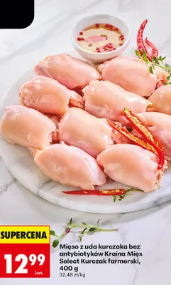Mięso z uda kurczaka bez antybiotyków Kurczak farmerski promocja w Biedronka