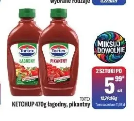 Ketchup pikantny Tortex promocja w Tomi Markt