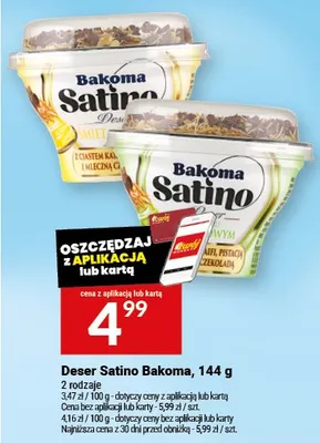 Deser Satino Bakoma promocja w Twój Market