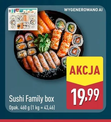Sushi Family box promocja w Aldi