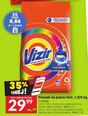 Proszek do prania Vizir promocja w Twój Market