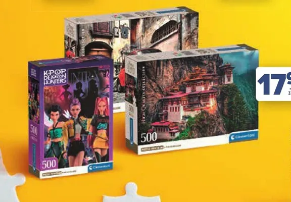 Puzzle Clementoni 500 elementów K-Pop Demon Hunters promocja w Stokrotka