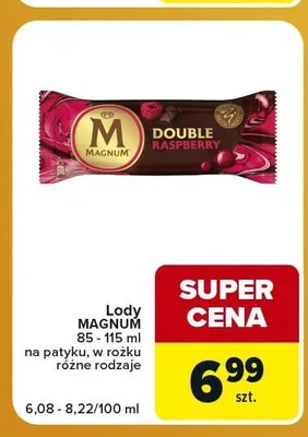 Lody Magnum w rożku promocja w Carrefour Express