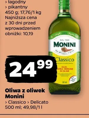 Oliwa z oliwek Classico Delicato promocja w Netto