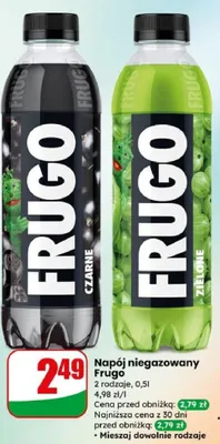 Napój niegazowany zielone promocja w Dino