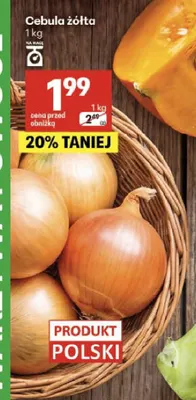 Cebula żółta promocja w Delikatesy Centrum