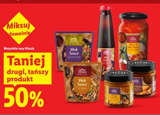 Sos słodko-kwaśny Vitasia promocja w Lidl