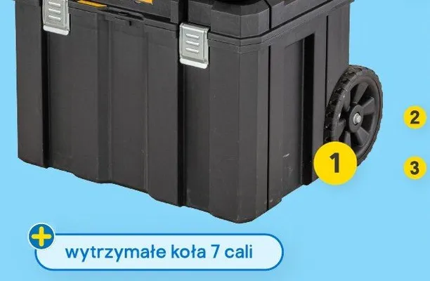 Skrzynia z kołami TSTAK DWST83347-1 promocja w Castorama