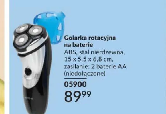 Golarka rotacyjna na baterie Avon promocja w AVON