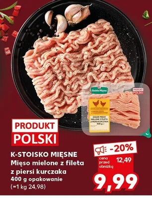Mięso mielone z fileta z piersi kurczaka promocja w Kaufland