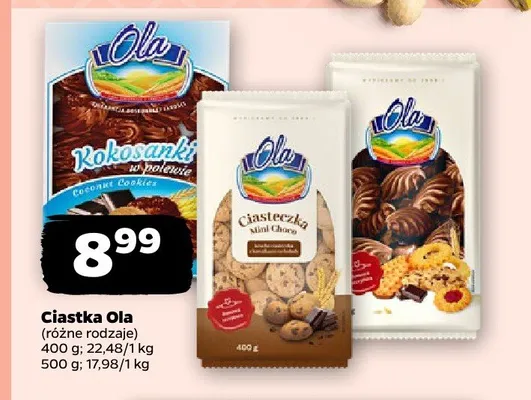 Ciastka Ola promocja w Netto
