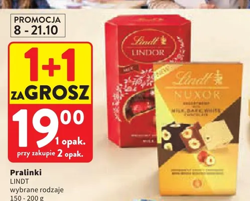 Pralinki Lindt promocja w Intermarche