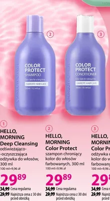 Szampon HELLO, MORNING Color Protect chroniący kolor do włosów farbowanych promocja w Hebe