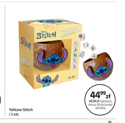 Gra kościana Yahtzee Stitch promocja w Empik