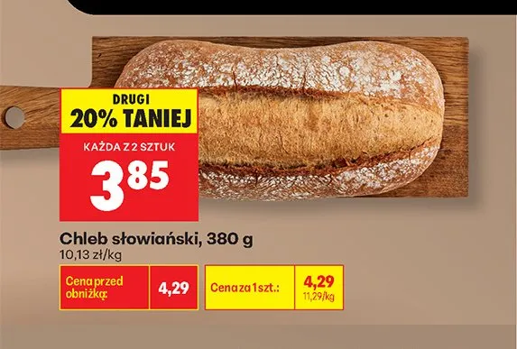 Chleb słowiański promocja w Biedronka