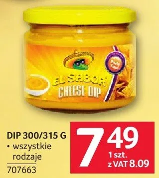 Dip El Sabor Cheese Dip promocja w Selgros