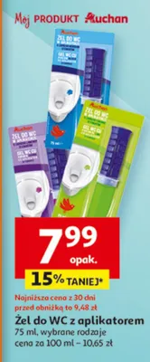 Żel do WC z aplikatorem promocja w Auchan