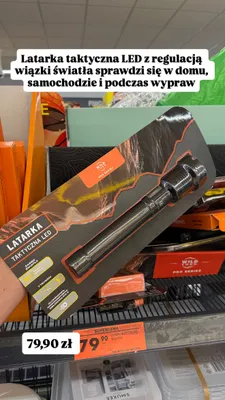 Latarka taktyczna LED Wild Trek Pro Series promocja w Biedronka
