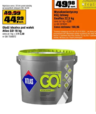 Gładź idealna pod wałek Atlas GO! promocja w OBI