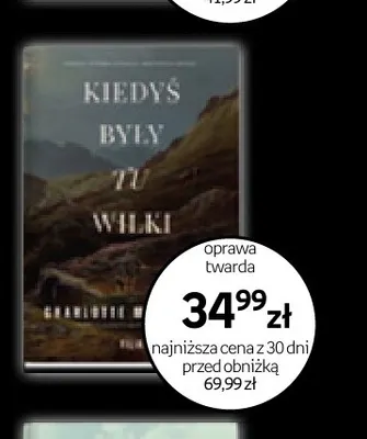 Książka Kiedyś były tu wilki Charlotte McConaghy Filia promocja w Empik