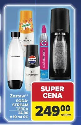 Zestaw SODASTREAM TERRA promocja w Carrefour