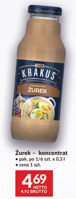 Żurek - koncentrat Krakus promocja w Makro