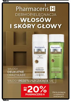 Kosmetyki do pielęgnacji włosów i skóry głowy Pharmaceris H promocja w Ziko Dermo