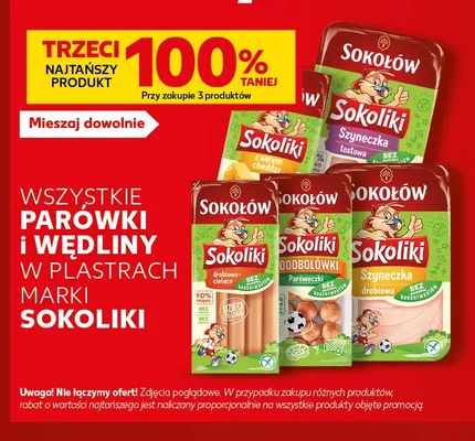 Szyneczka tostowa Sokołów Sokoliki promocja w Kaufland