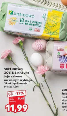 Jaja z chowu na wolnym wybiegu promocja w Kaufland