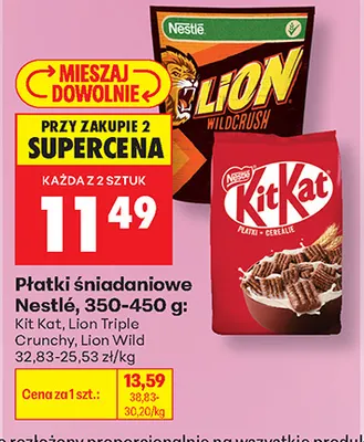 Płatki śniadaniowe Nestlé Kit Kat promocja w Biedronka
