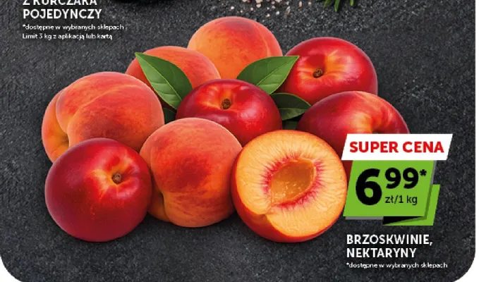 Brzoskwinie promocja w Groszek