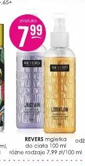 Mgiełka do ciała Revers Golden Glow Shimmer promocja w Drogerie Jasmin