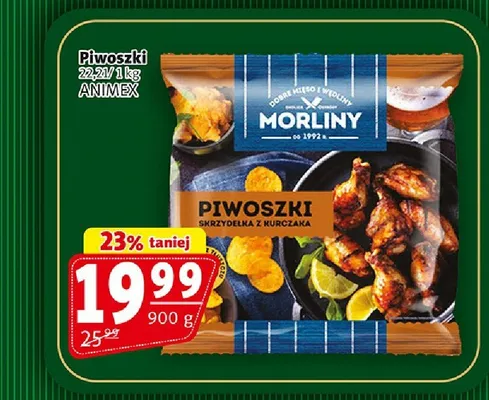 Skrzydełka z kurczaka Piwoszki Morliny promocja w Prim Market