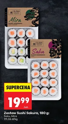Zestaw Sushi hosomaki Mira promocja w Biedronka