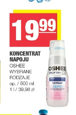 Koncentrat napoju Oshee promocja w SPAR