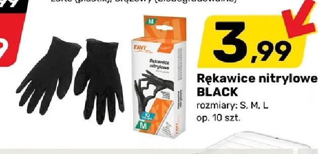 Rękawice nitrylowe Black Ravi promocja w Bricomarche