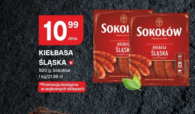 Kiełbasa śląska Sokołów promocja w Chorten