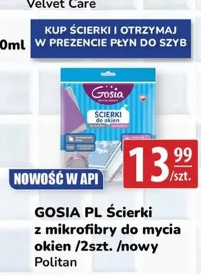 Ścierki z mikrofibry do mycia okien Gosia promocja w API Market