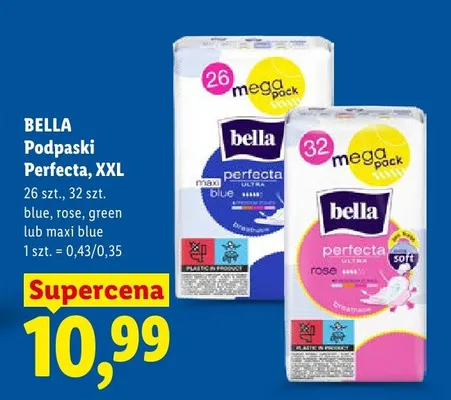 Podpaski Bella Perfecta XXL rose promocja w Lidl