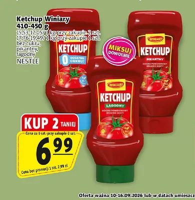 Ketchup łagodny Winiary promocja w Prim Market