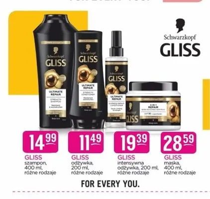 Szampon do włosów Schwarzkopf Gliss promocja w Drogerie Jasmin
