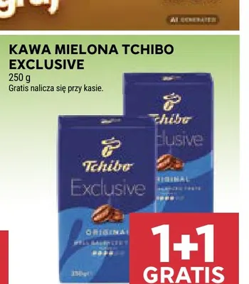 Kawa mielona Tchibo Exclusive promocja w Stokrotka