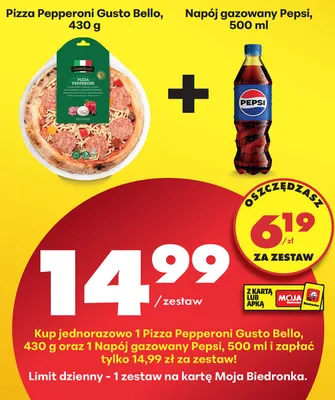Pizza Pepperoni promocja w Biedronka