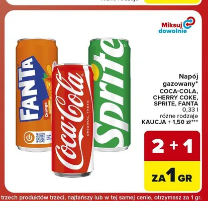Napój gazowany Coca-Cola promocja w Carrefour Market
