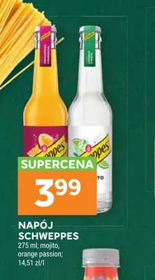 Napój gazowany Schweppes orange passion promocja w Stokrotka