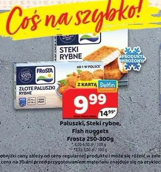 Fish nuggets Frosta promocja w Delfin
