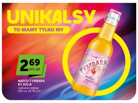 Napój Tymbark by Julia promocja w ABC