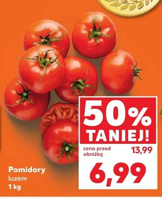 Pomidory luzem 1 kg promocja w Kaufland
