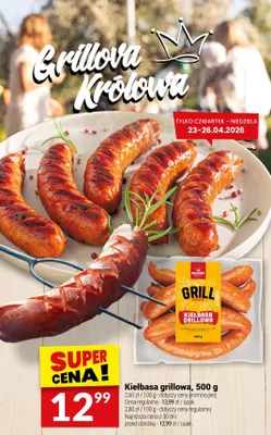 Kiełbasa grillowa Wędzarnia Dębska promocja w Twój Market